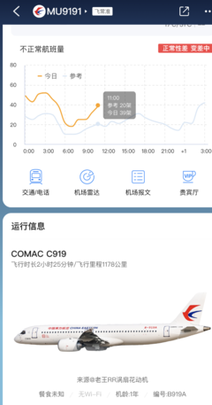 28日10:45上海飞北京 C919商业首航暂时没有公开售票